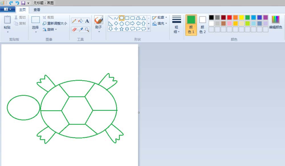 畫圖工具,簡筆畫,烏龜