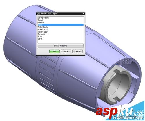 UG 9.0中怎么查看三維圖內部? UG,ug三維