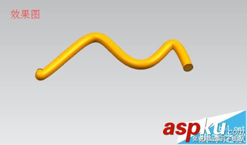 UG怎么使用掃掠命令繪制彎曲物體? UG,掃掠命令