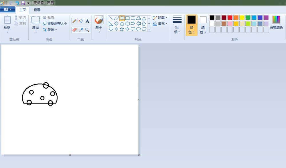 畫圖工具,簡筆畫,蘑菇