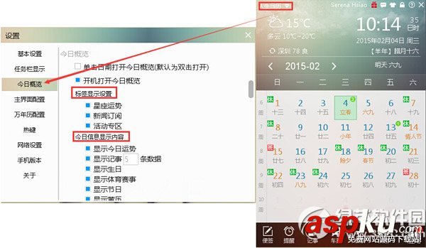 人生日歷,今日概覽