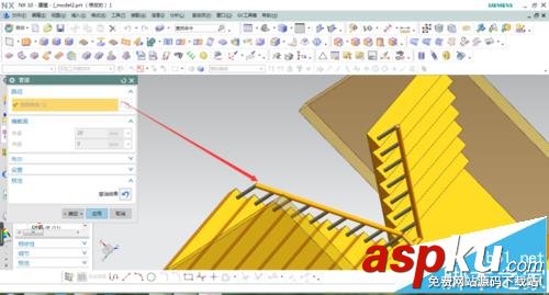 UG中怎么畫樓梯扶手? UG,樓梯