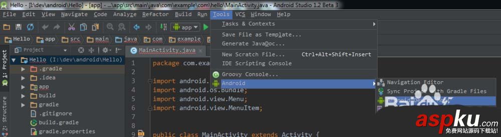 AndroidStudio打開DDMS的兩種方法 AndroidStudio