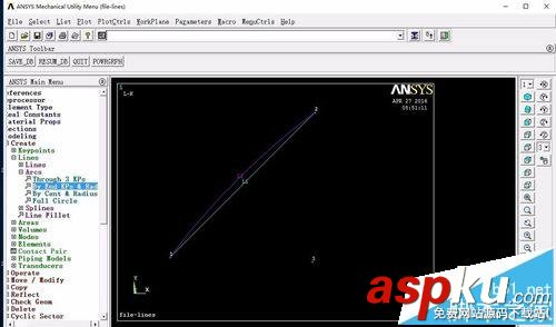 Ansys中怎么創(chuàng)建線條? Ansys的基礎(chǔ)教程 Ansys