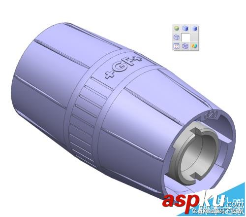 UG 9.0中怎么查看三維圖內部? UG,ug三維