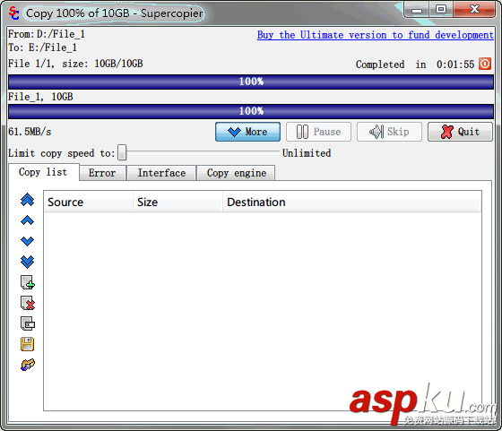 大文件復制軟件FastCopy、TeraCopy、ExtremeCopy比較評測圖文教程 FastCopy,TeraCopy,ExtremeCopy