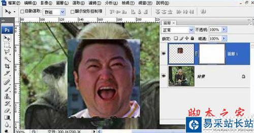 Photoshop移花接木教程 惡搞人面合成