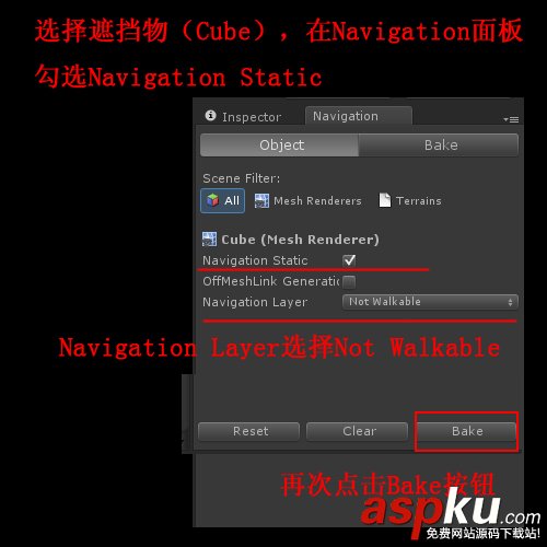 NavMesh尋路網格自動生成和動態障礙技術、Navmesh入門教程 NavMesh,網格