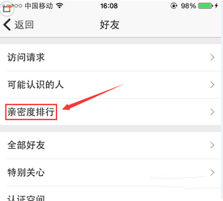 手機qq空間怎么看親密度排行榜？qq空間親密度排行榜查看方法