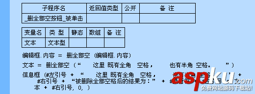 易語言刪除文本中的全部空格功能 易語言,刪除文本,空格