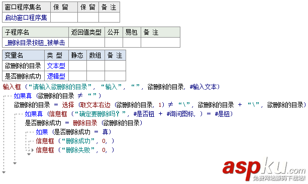 易語言徹底刪除文件夾與文件夾下所有文件 易語言,刪除目錄