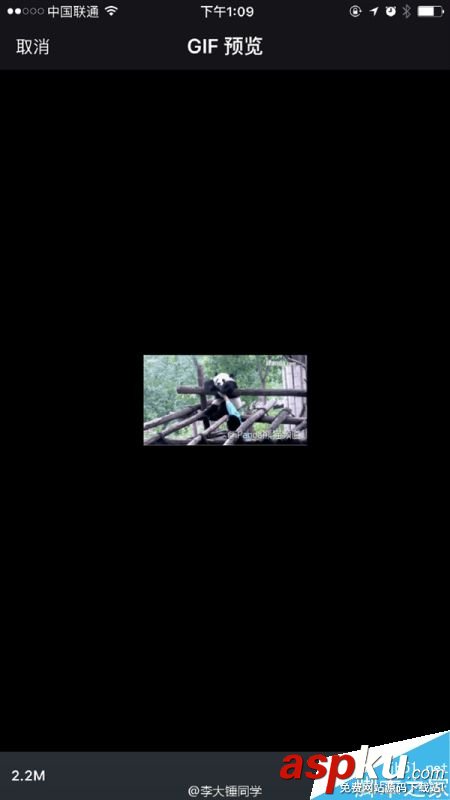 iOS版微信又新增一條功能:聊天可以發(fā)送GIF動圖 微信,動圖