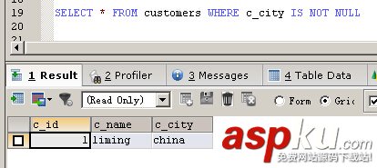 與MSSQL對比學習MYSQL的心得(七)--查詢 與MSSQL對比學習MYSQL的心得(七)--查詢
