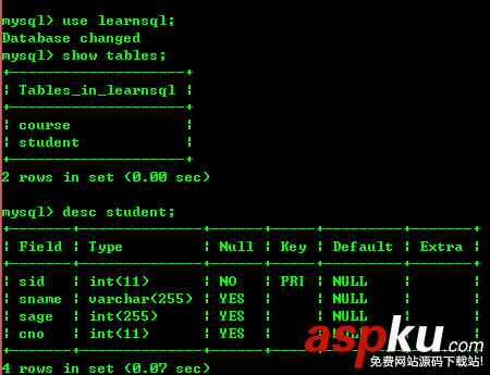 mysql基礎知識掃盲 mysql,基礎知識