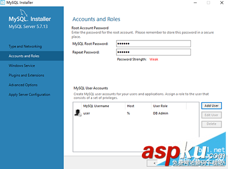 mysql 5.7.13 安裝配置方法圖文教程(win10) mysql5.7.13,mysql5.7,win10