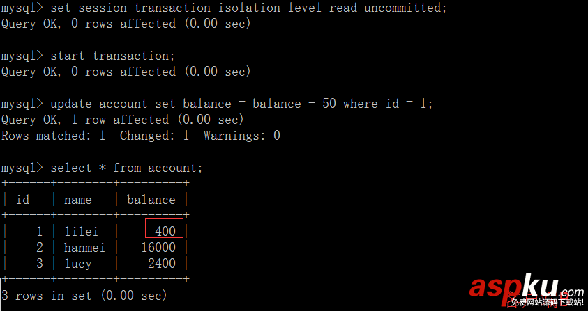 MySQL四種事務隔離級別詳解 MySQL,事務隔離