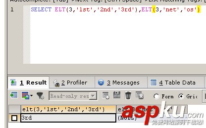 與MSSQL對比學(xué)習(xí)MYSQL的心得（六）--函數(shù)