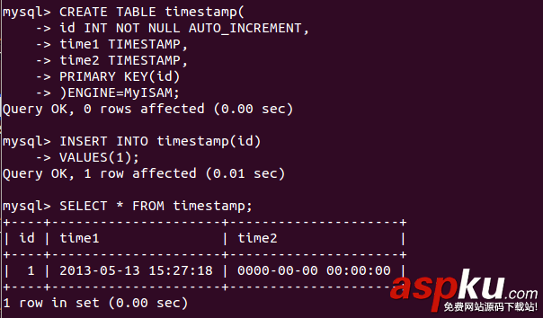 MySQL 5.6 中 TIMESTAMP有那些變化 MySQL 5.6 中 TIMESTAMP有那些變化