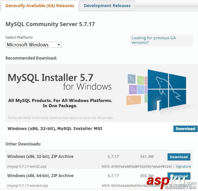 mysql 5.7.17 安裝圖文教程(windows) mysql5.7.17,mysql5.7,windows