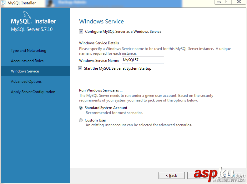Windows server 2008 r2上安裝MySQL5.7.10步驟 Windows,server,2008,r2,mysql