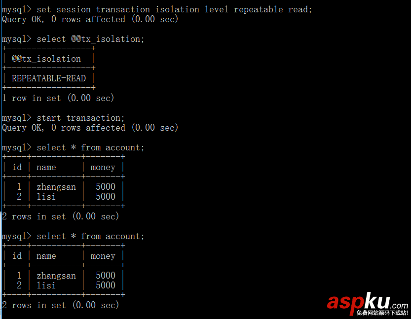 MySQL,事務