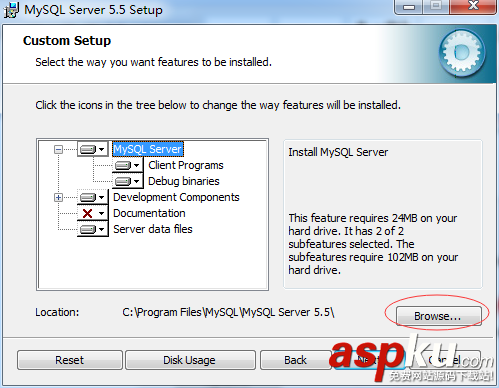 mysql 5.5 安裝配置圖文教程 mysql5.5,安裝