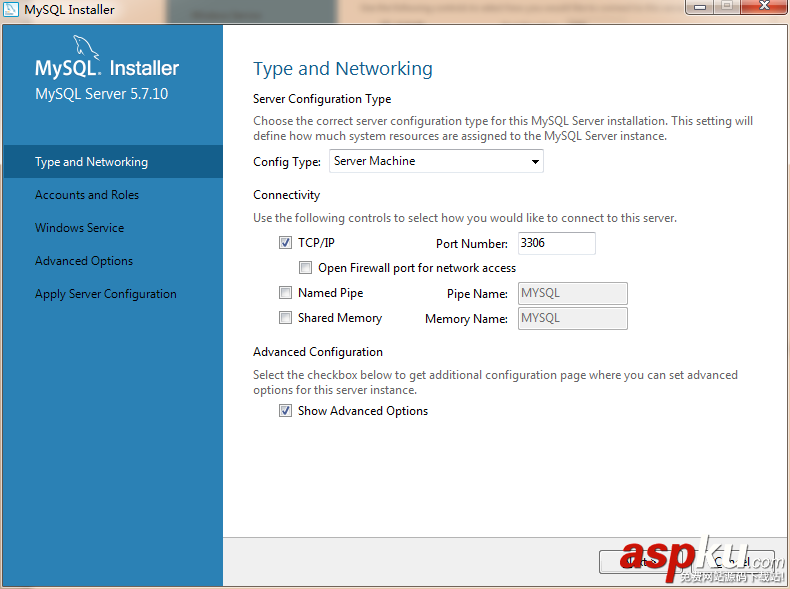Windows server 2008 r2上安裝MySQL5.7.10步驟 Windows,server,2008,r2,mysql