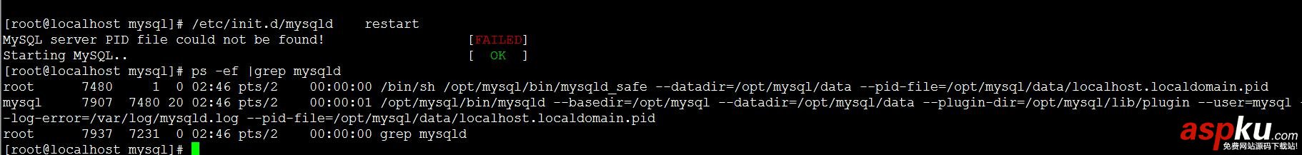 在Linux系統安裝MySql步驟截圖詳解 在linux安裝mysql步驟