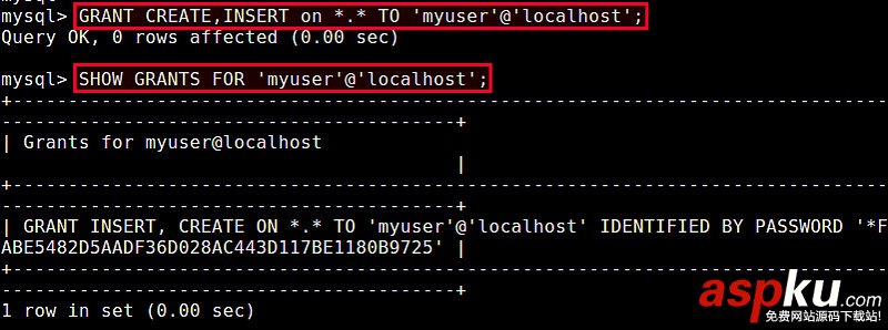 在Linux系統的命令行中為MySQL創建用戶的方法 在Linux系統的命令行中為MySQL創建用戶的方法