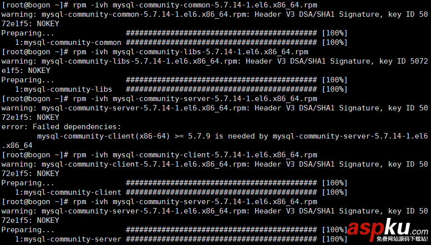 CentOS 6.5安裝mysql5.7教程 CentOS,6.5,mysql5.7,mysql5.7.14