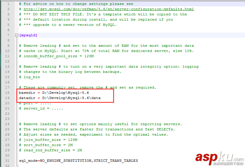 MySQL5.6.31 winx64.zip 安裝配置教程詳解 mysql,5.6.31,winx64.zip