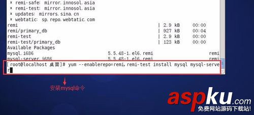 CentOS 6.5下yum安裝 MySQL-5.5全過程圖文教程 CentOS,MySQL安裝,yum