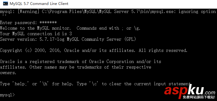MySQL數據庫輸入密碼后閃退問題的解決方法 MySQL,輸入密碼,閃退,MySQL數據庫密碼閃退,MySQL數據庫輸入密碼閃退