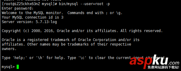 mysql 5.7.13 安裝配置方法圖文教程(linux) mysql5.7.13,mysql5.7,linux