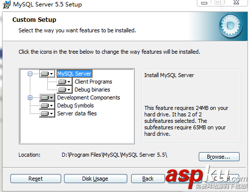 mysql 5.5 安裝配置方法圖文教程 mysql5.5,安裝