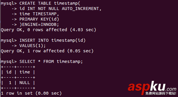 MySQL 5.6 中 TIMESTAMP有那些變化 MySQL 5.6 中 TIMESTAMP有那些變化