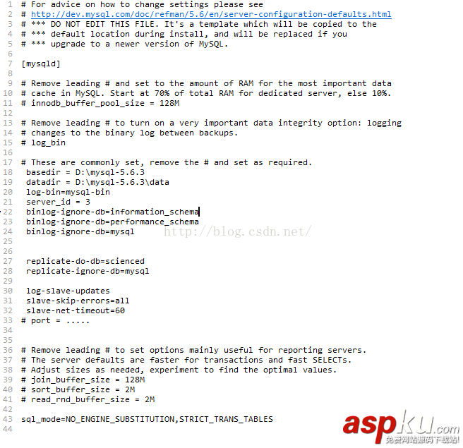MYSQL5.6.33數據庫主從(Master/Slave)同步安裝與配置詳解(Master-Linux Slave-windows7) mysql5.6.33,數據庫主從,Master,Slave