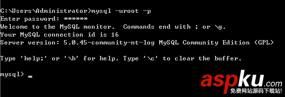 MySQL基于DOS命令行登錄操作實例(圖文說明) MySQL基于DOS命令行登錄操作實例(圖文說明)