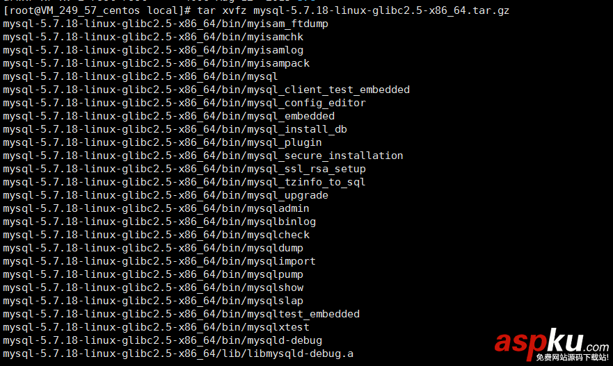 Linux下MySQL5.7.18二進制包安裝教程(無默認配置文件my_default.cnf) mysql5.7.18二進制包安裝,my.default.cnf