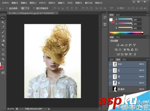 用PS無損摳出飄逸的頭發絲 PS,摳圖