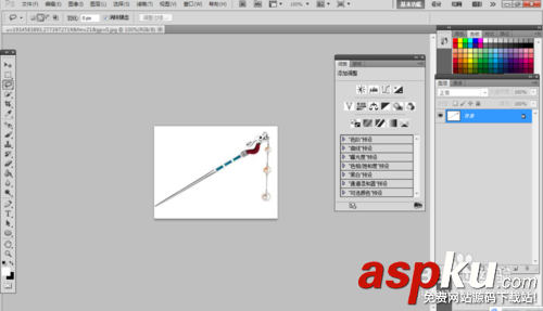 用PS對白色背景的jpg格式圖片進行一鍵摳圖(僅適用白色背景圖片) PS,jpg格式,摳圖