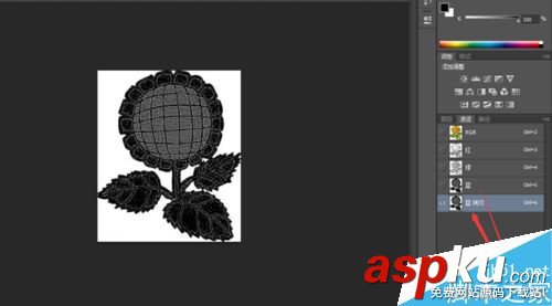 用PS通道摳出一朵向日葵 通道,向日葵