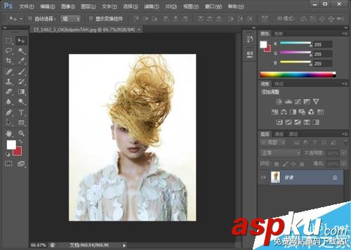 用PS無損摳出飄逸的頭發絲 PS,摳圖