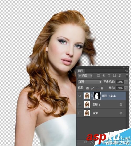 PS利用正片疊底來進(jìn)行快速扣發(fā)絲 正片疊底,發(fā)絲