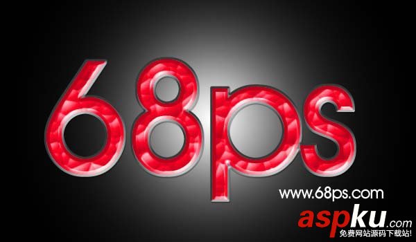 Photoshop制作特殊的石質紋理字 Photoshop,石質紋理字