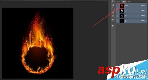 PS通道摳圖法 對(duì)火焰摳圖 PS,通道,摳圖