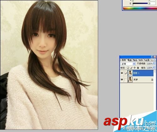 PS利用通道摳頭發絲 通道,頭發絲