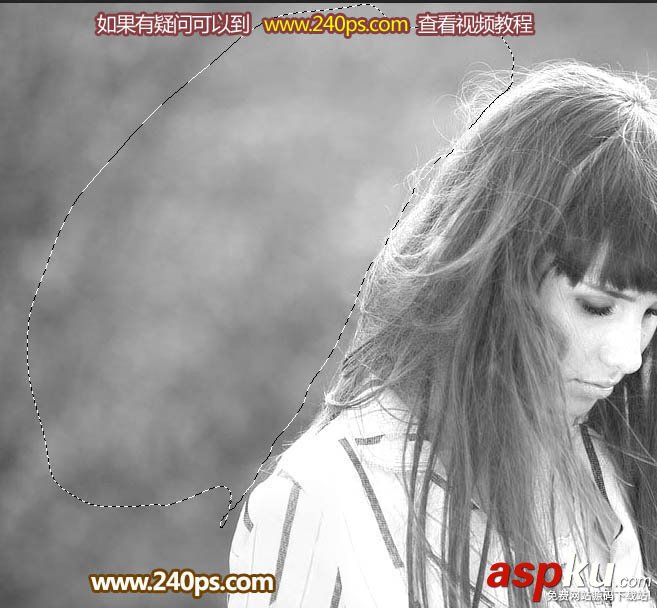 PS利用抽出濾鏡摳出極細的發絲 濾鏡,發絲