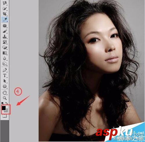 PS巧用背景橡皮擦摳出人物的頭發 PS,背景橡皮擦,人物的頭發