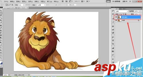 PS魔術棒摳出獅子方法 魔術棒,摳圖,PS